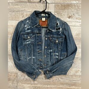 Levi’s Distressed Denim Jacket